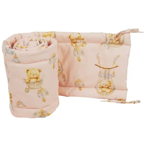 Ochraniacz  na szczebelki 180 cm Różowe Misie